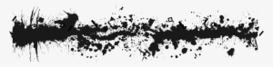 Black Horizontal Spatter - Illustration