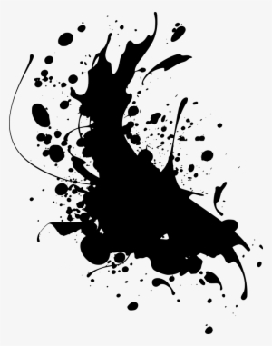 Ink Grunge Brush Spray Free Image Icon - Paint Splatter Png