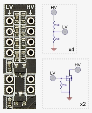 General-purpose Voltage Dividers And Mosfet Circuits - Electronic Circuit