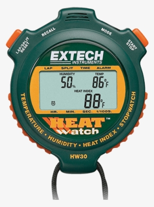 Heatwatch™ Humidity/temperature Stopwatch - Extech Hw30