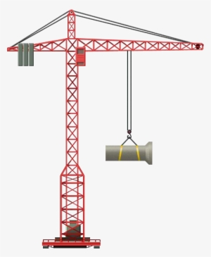 Red Tower Crane - Crane
