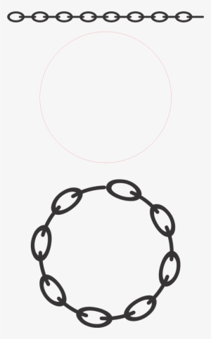 Bitmap Follow Circle Coreldraw X Graphics Suite - Chain Vector Corel Draw