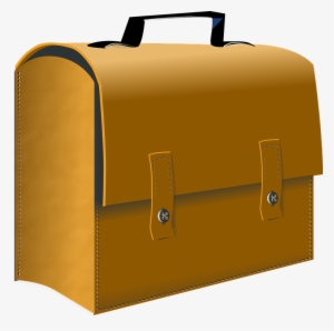 Suitcase Leather Case - Business Bag Clipart