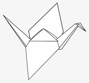 Origami Clipart Origami Crane - Origami Bird Transparent Background