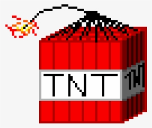Black And White Collection Of High Quality Free Block - Tnt Pixel Art