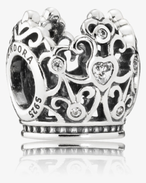 Disney, Princess Crown Charm, Clear Cz - Pandora Disney, Cinderella Sparkling Slipper