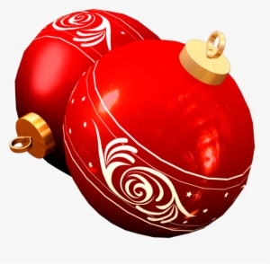 Red Decorative Ball Png - Christmas Balls Transparent Background