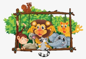 Circus Cartoonanimalgroupimage - Various Cartoon Animals