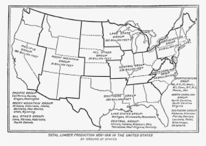 The Major Demands Made Annually Upon The Forests, Based - Blank Map Of United States 1850