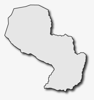 World Map Outline Png United States And Map Hairstyles - Paraguay Map Silhouette