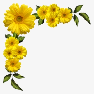 Yellow Flowers Border Png