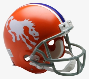 Denver Broncos Vsr4 Authentic Throwback Helmet - 1960 Denver Broncos Helmet