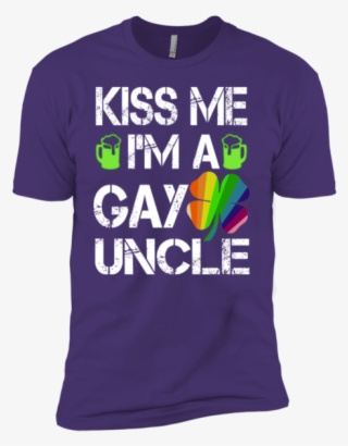 Kiss Me Im A Gay Uncle Next Level Premium Short Sleeve