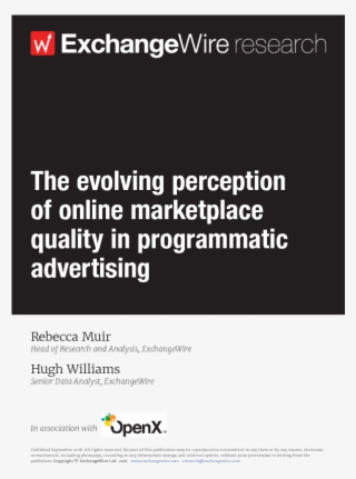 The Evolving Perception Of Online Marketplace Quality