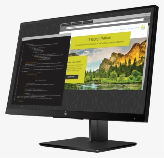 60cm Monitor, 1080p, With Pivot, Eec A Hewlett Packard