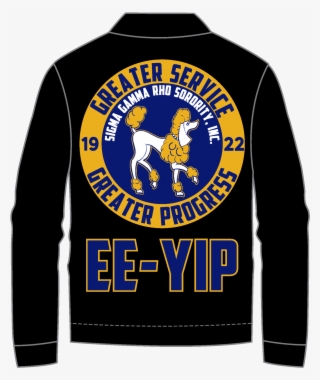 Sigma Gamma Rho Poodle Blue Apple Designs