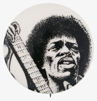 Jimi Hendrix With Guitar