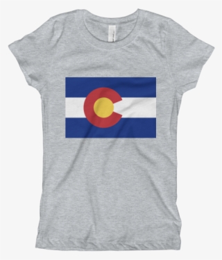 Colorado Flag Girls T-shirt