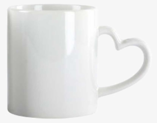 Taza Rosa Con Asa Corazón