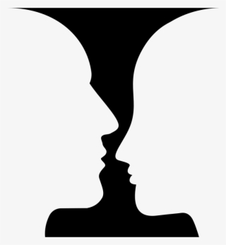 Male Female Vase Optical Illusion