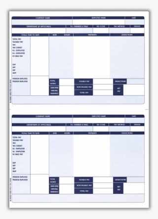 1 Part Inkjet/laser Payslip & Wage Envelope