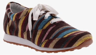 Dimmi, Jogger, Brown Poncho, Athletic Tennis Shoes