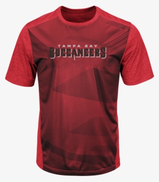 Majestic Buccaneers Men's Red Gridiron Tee By Majestic