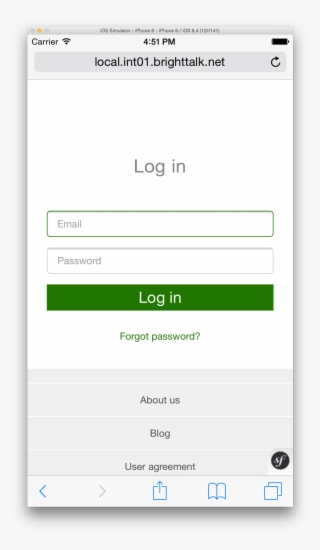 The First Thing The User Does Is Touches The Email