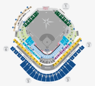View Interactive Map Of Tropicana Field