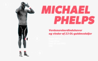 Den Amerikanske Svømmer Michael Phelps Er Den Mest