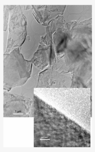 A Transmission Electron Microscope Image Of The Graphene