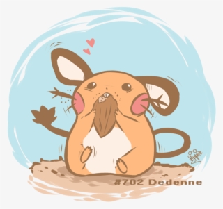 702 Dedenne // Art By Frog Of Rock