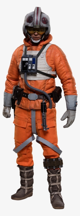 Luke Skywalker Rogue Group Snowspeeder Pilot Action