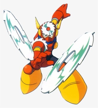 In The Blue Corner, We Have Metal Man From The Mega