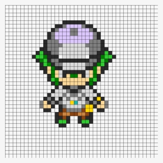 N Sprite From Pokemon Perler Bead Pattern