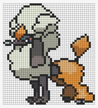 Furfrou Diamond Trim Perler Bead Pattern / Bead Sprite