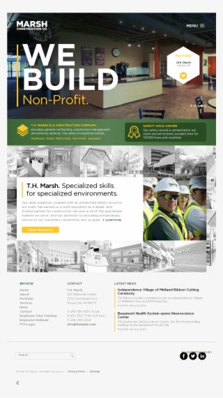 T H Marsh Constr Competitors, Revenue And Employees