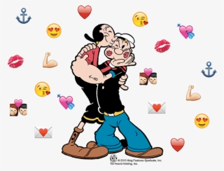 Popeye Love Icons Men's Heather T-shirt