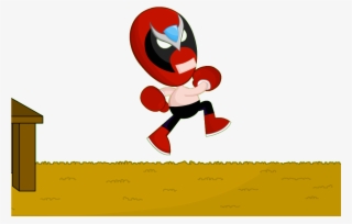 Transparent Strong Bad Using His Magic Green Screen
