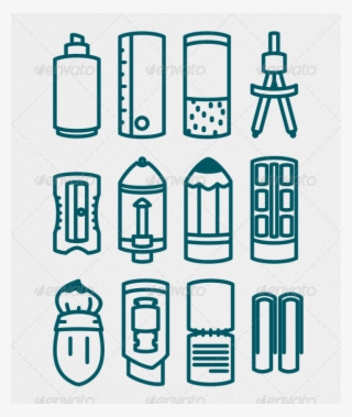 School Icon Set