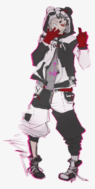Humanoid Monokuma Wip Updated By Anemontaglub-d6ds61v