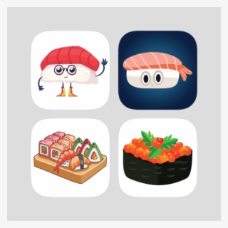 Full Set Of Sushi Sticker On The App Store