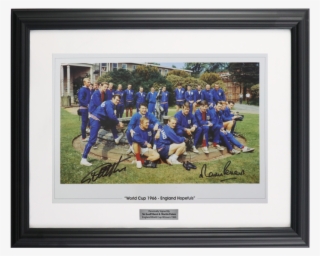 Sir Geoff Hurst & Martin Peters Signed England Photo