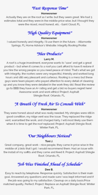 Share Integrity Roofing