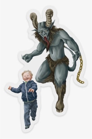 3-pack Of Krampus Stickers