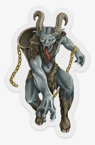 3-pack Of Krampus Stickers