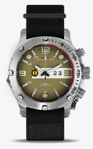 Mtm Special Ops Men's Vulture Green Dial Titanium Military