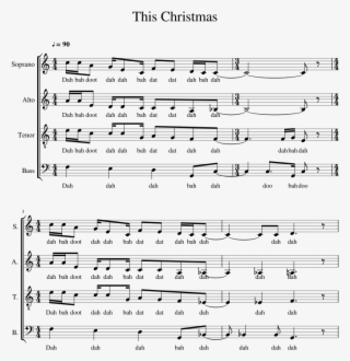 This Christmas All Parts Sheet Music For Voice Download