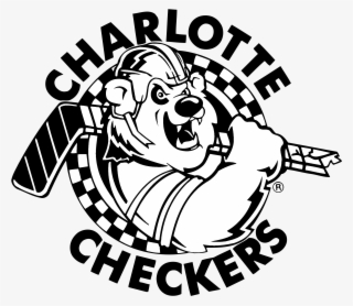 Charlotte Checkers Logo Black And White
