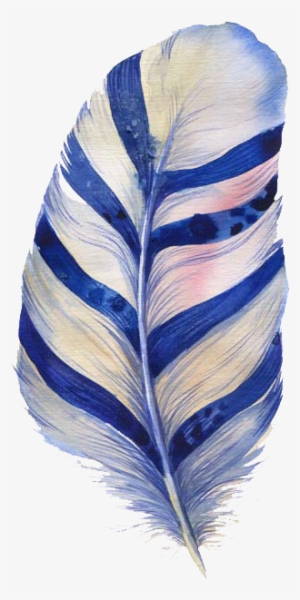 Watercolor Painting Feather Chic Banner Royalty Free - Gallery Direct Kris Art 'boho Watercolor Feathers I